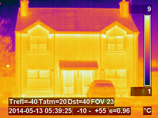 Thermal imaging for building inspections
